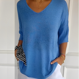 George | Women's Long Cut V-Neck Pullover