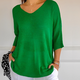 George | Women's Long Cut V-Neck Pullover