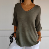 George | Women's Long Cut V-Neck Pullover