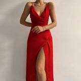 Matilda | Timeless Elegance Dress with Flowing Cut and Slit