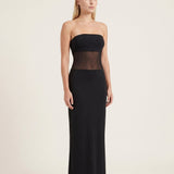 Weronika | Strapless maxi evening dress for women