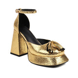 Isla | Pump Heels with Timeless Check Design