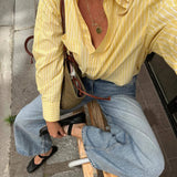 Maisie | Striped Blouse with Relaxed Fit