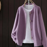 Grace | Round Neck Cardigan