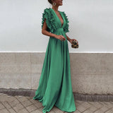 Beatrice | Elegant Ruffled Maxi Dress