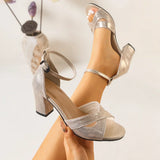 Emily | Orthopaedic Stiletto Heels with Buckle Strap