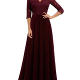 Helena | Lace maxi dress with a graceful and feminine silhouette
