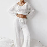 Florence | Loungewear Wide-Leg Two-Piece Set