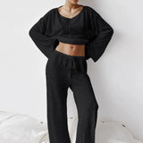 Florence | Loungewear Wide-Leg Two-Piece Set