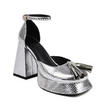 Isla | Pump Heels with Timeless Check Design