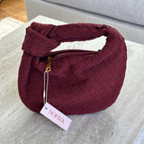 Ilyse | Braided Mini Bag in Suede