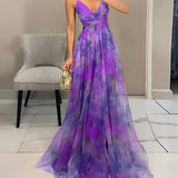 Maisie | Floral Maxi Gown with Adjustable Straps