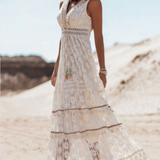 Aubrey | Elegant Boho Maxi Dress with Flowing Fit