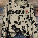 George | Knit Hoodie with Jacquard Pattern