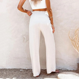Harvey | High-waisted wide-leg trousers with elastic waistband