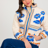 Lydia | Floral Print Lightly Padded Jacket