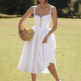 Loravelle | Linen Summer Dress with Breezy Lightweight Design