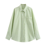 Maisie | Striped Blouse with Relaxed Fit