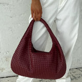 Imogen | Oversized Woven Hobo Bag – Spacious Everyday Essential