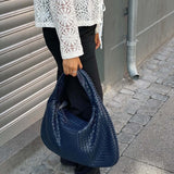 Imogen | Oversized Woven Hobo Bag – Spacious Everyday Essential