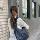 Imogen | Oversized Woven Hobo Bag – Spacious Everyday Essential