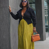 Chloe | Knitted Cardigan with Statement Button