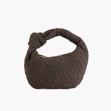 Ilyse | Braided Mini Bag in Suede