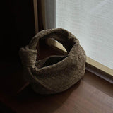 Ilyse | Braided Mini Bag in Suede