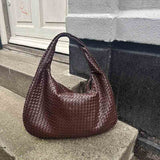 Imogen | Oversized Woven Hobo Bag – Spacious Everyday Essential
