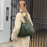 Imogen | Oversized Woven Hobo Bag – Spacious Everyday Essential