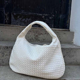 Imogen | Oversized Woven Hobo Bag – Spacious Everyday Essential
