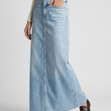Florence | Women's Long Denim Maxi Skirt with High-Waisted Fit