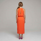 Thea | Sleeveless Midi Dress with Side Slit