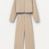 Elise | Two-Piece Set with Zip Jacket – Minimalist Style with Comfort