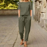 Ivy | Tie-Waist Two-Piece Summer Set