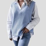 Arthur | Women's Sleeveless V-Neck Sweater