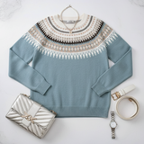 Phoebe | Women's Elegant Patterned Knit Sweater