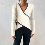 Rose | Refined Knit V-Neck Sweater for Women
