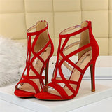 Rose | Heeled Gladiator Sandals with Adjustable Buckle