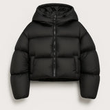 Maya | Short Puffer Jacket with Hood – Warm, Comfortable & Protective