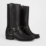 Piper | Mid-Length Western Boots with Buckle Detail – Bold & Iconic Silhouette