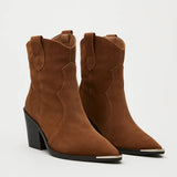 Sadie | Western Boots with Pointed Toe & Wooden Heel – Timeless & Bold