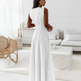 Annabelle | Women's Maxi Wrap Dress with Tailored Waist