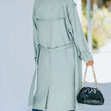 Ruby | Women's Premium Long Trench Coat with Timeless Belted Design