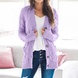 Skye | Women's Cosy Knit Cardigan with Pockets