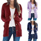 Skye | Women's Cosy Knit Cardigan with Pockets