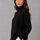 Rosalind | Relaxed Turtleneck Knit Jumper for Women