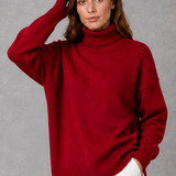 Rosalind | Relaxed Turtleneck Knit Jumper for Women