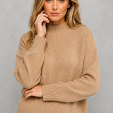 Catherine | Women's Cashmere Turtleneck Sweater with Regular Fit