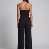 Poppy | Strapless Wide-Leg Jumpsuit with Pockets